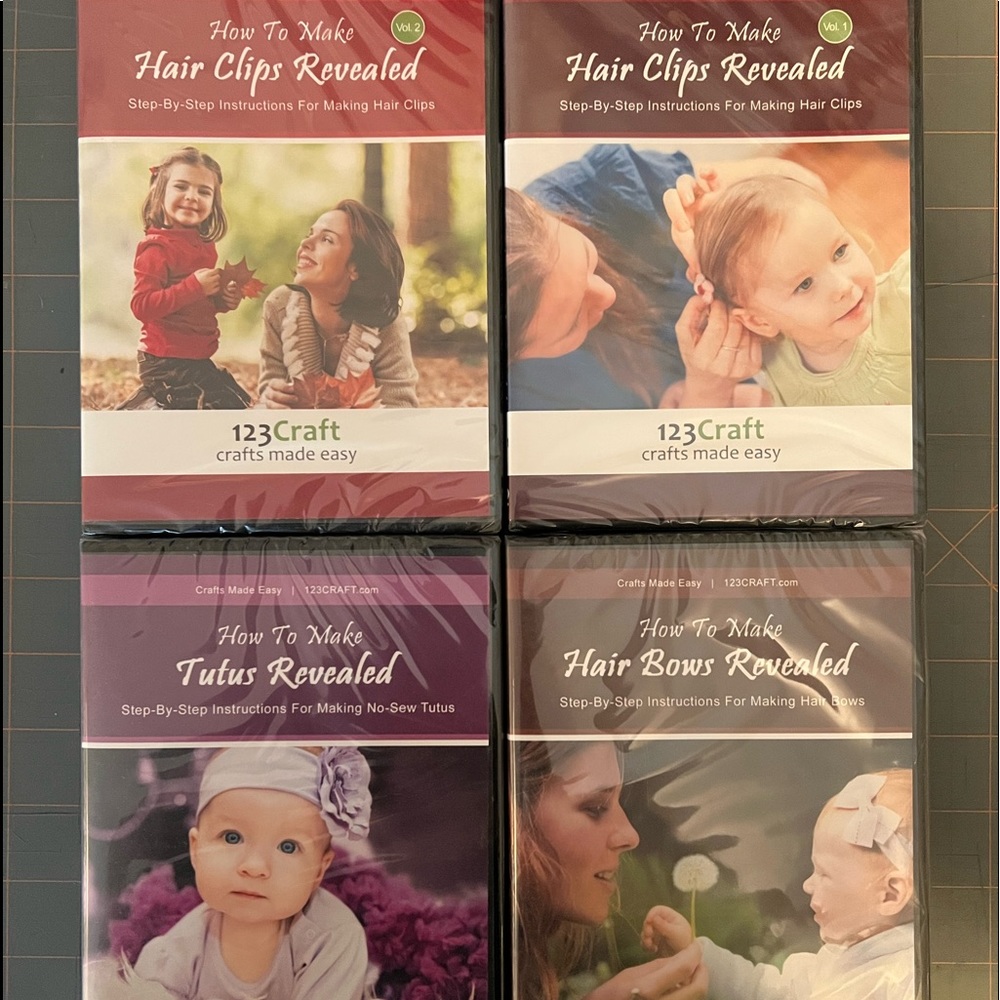 4 Set of 123 Crafts DVD’s